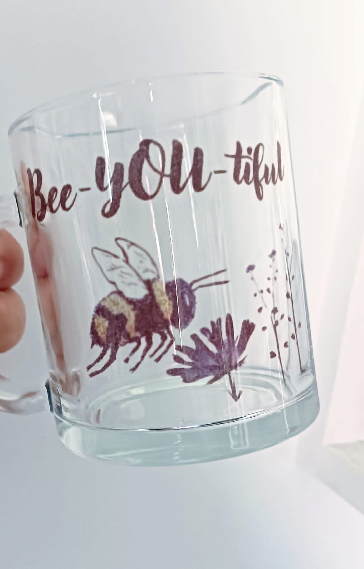 Bee-you-tiful Glass Mug