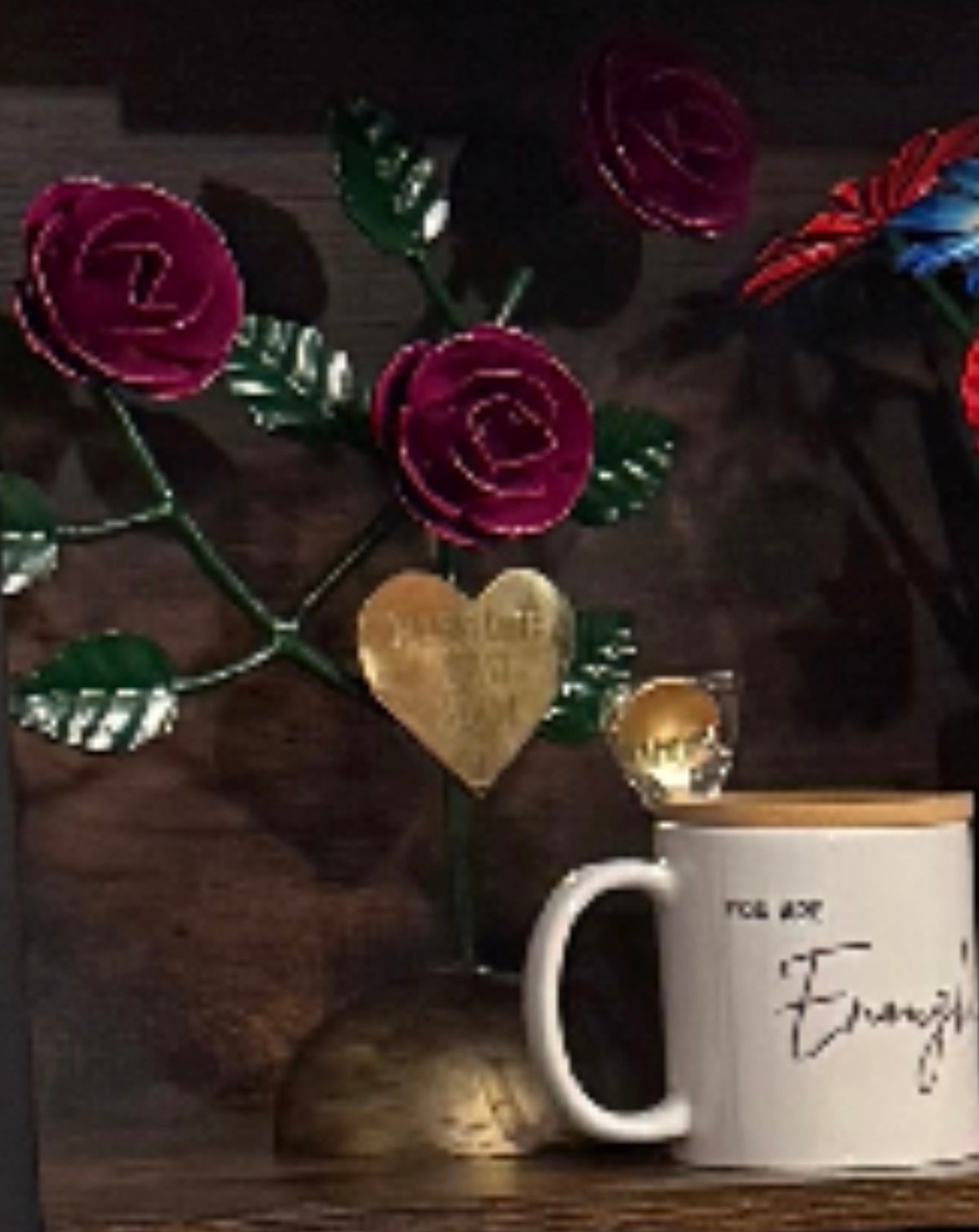 Eternal Love - Metal Memorial Roses
