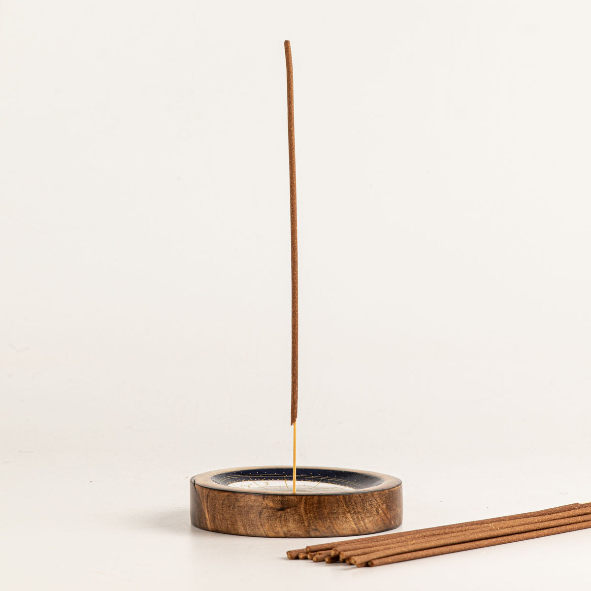 Stars Sign Mini Bowl & Incense Stick Holder - Aquarius