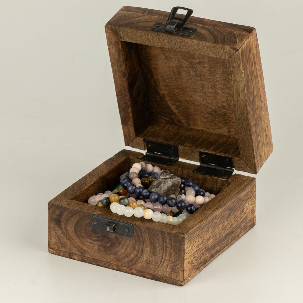 Small Enamelled Box -  Aquarius