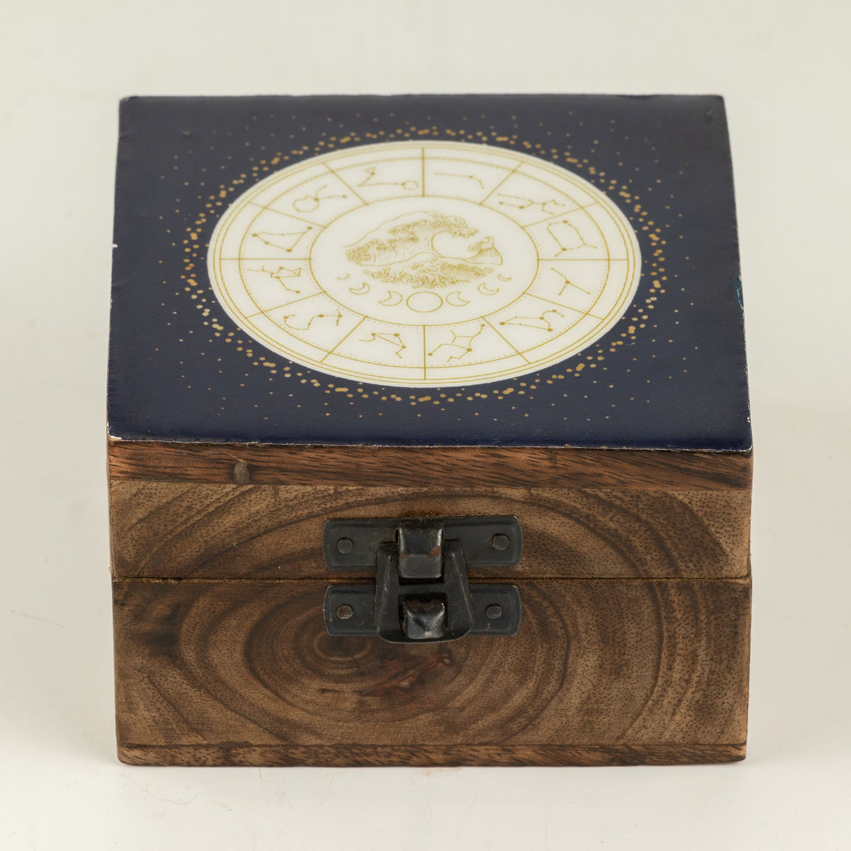 Small Enamelled Box -  Aquarius