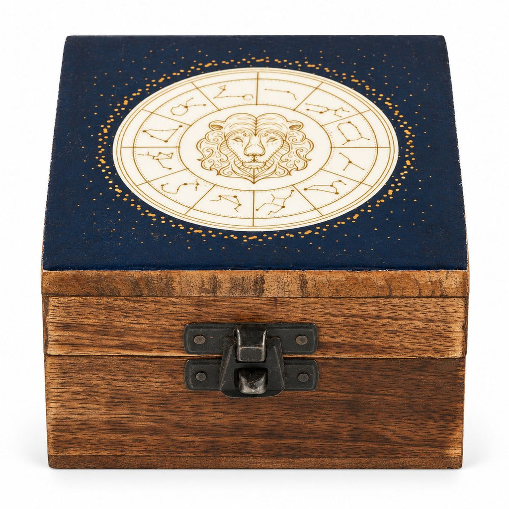 Small Enamelled Box -  Leo