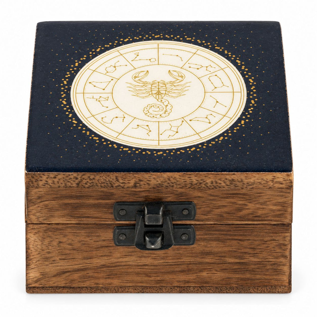 Small Enamelled Box -  Scorpio