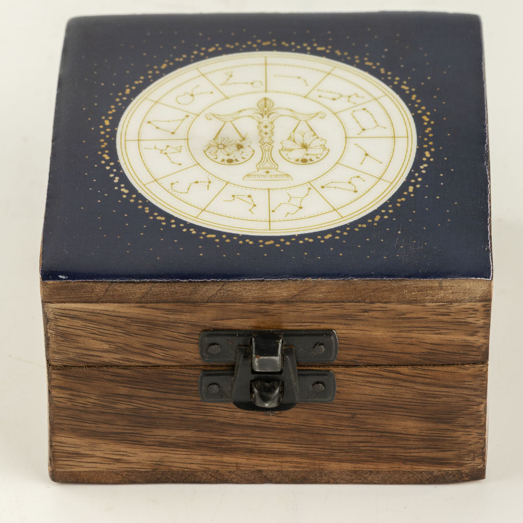 Small Enamelled Box -  Libra