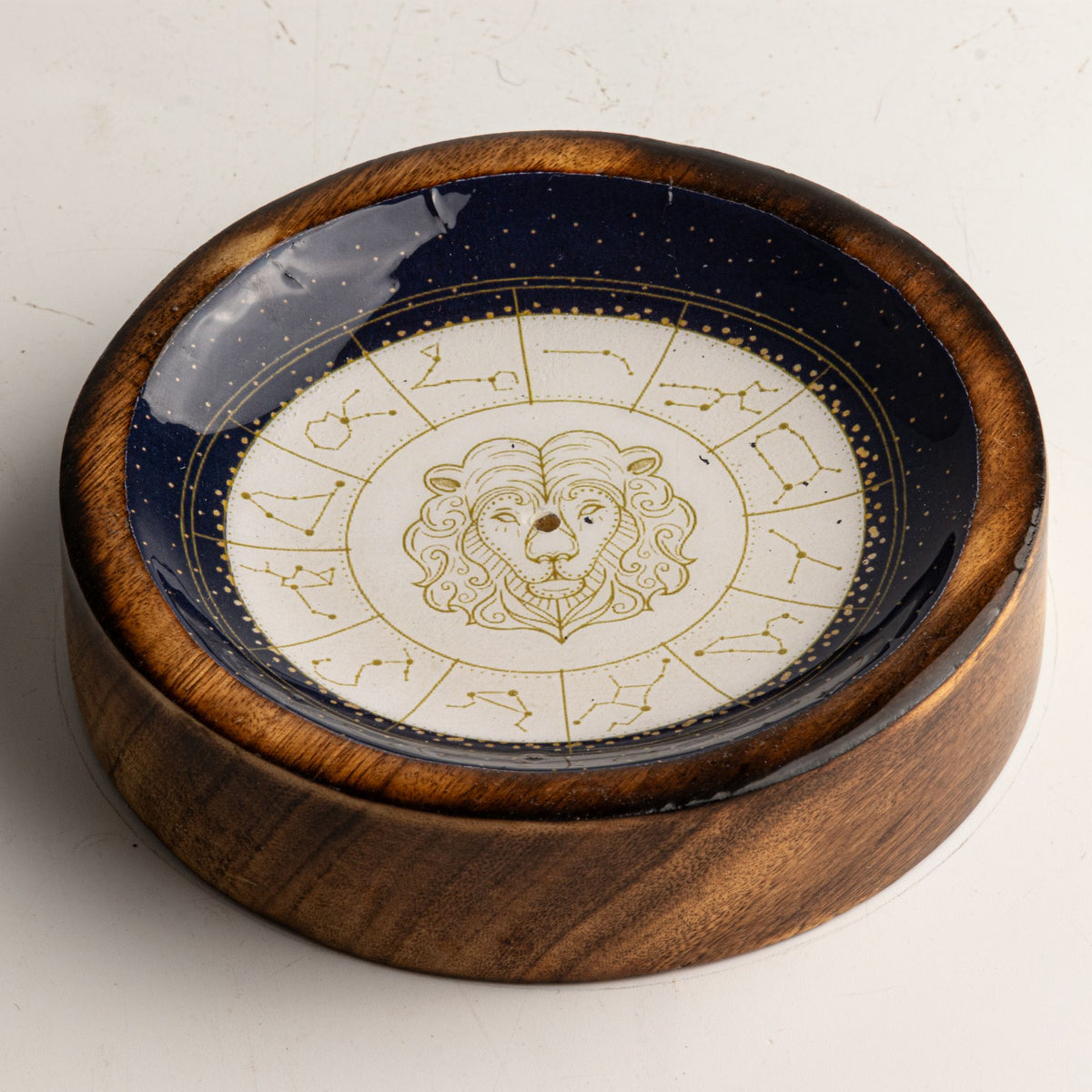 Stars Sign Mini Bowl & Incense Stick Holder - Leo