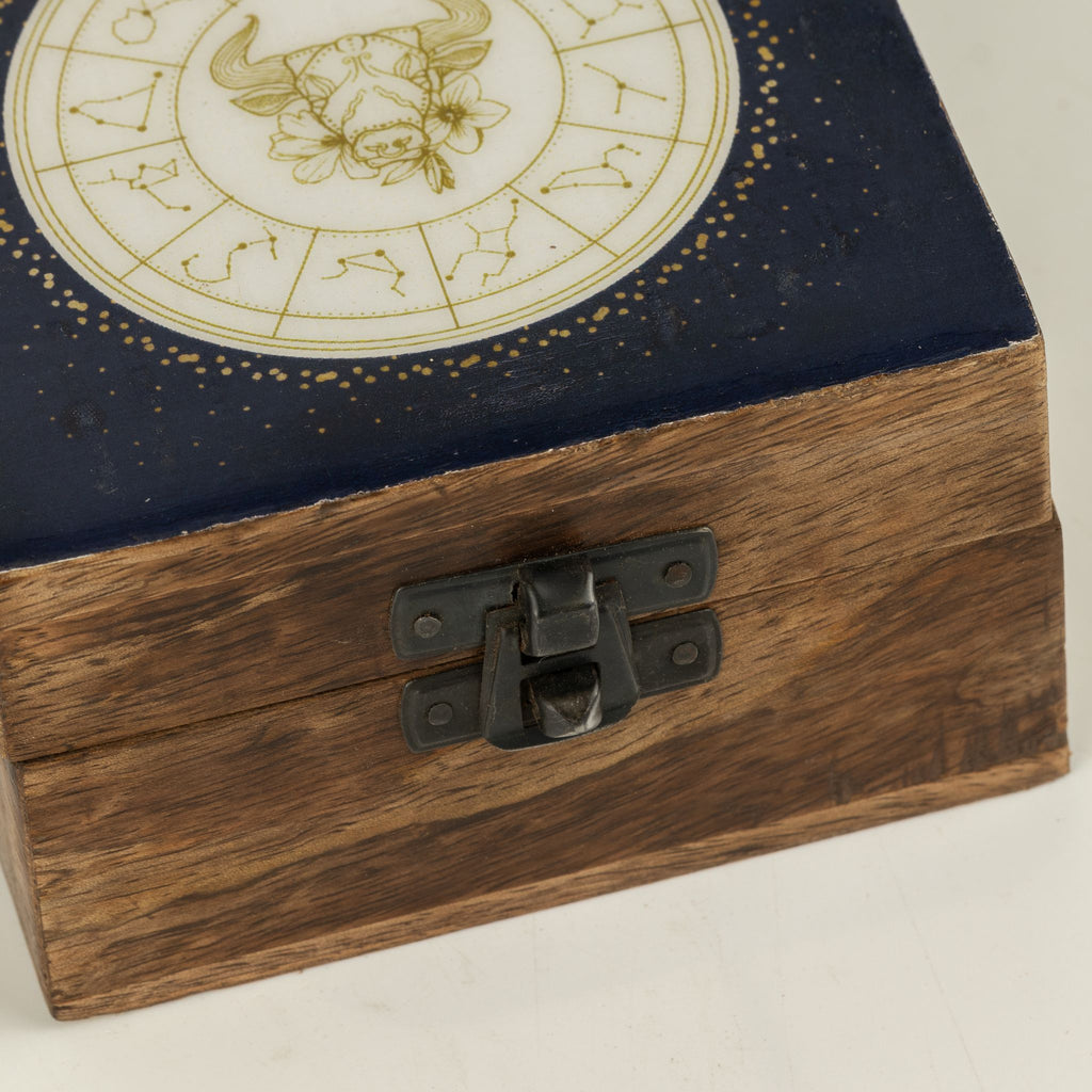 Small Enamelled Box -  Taurus